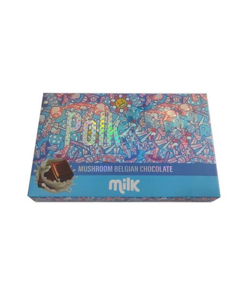 Polkadot milk chocolate bar