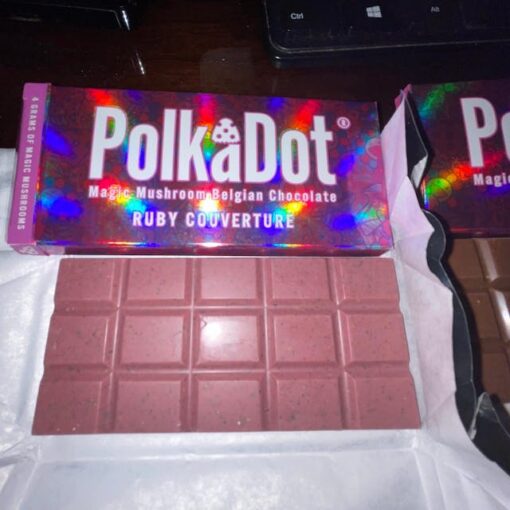 Buy Polkadot Ruby Couverture Magic Belgian Chocolate Online