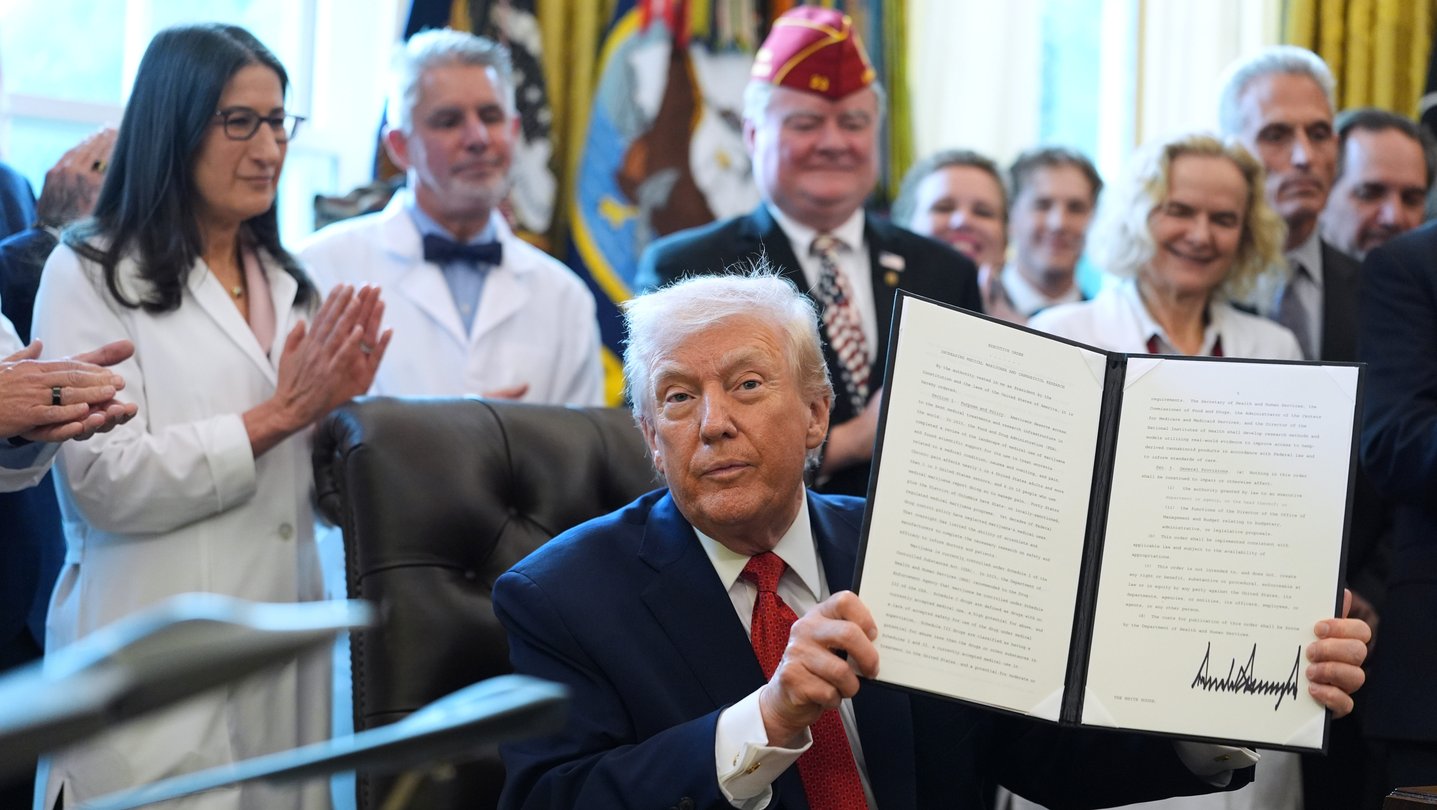 Trump signs order reclassifying marijuana as less dangerous